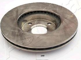 Ashika 60-03-349 - Brake Disc autospares.lv