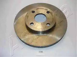 Ashika 60-02-208 - Brake Disc autospares.lv