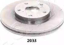 Ashika 60-02-2033 - Brake Disc autospares.lv