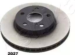 Ashika 60-02-2027 - Brake Disc autospares.lv