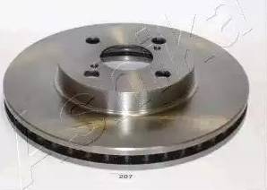 Ashika 60-02-207 - Brake Disc autospares.lv