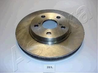 Ashika 60-02-281 - Brake Disc autospares.lv