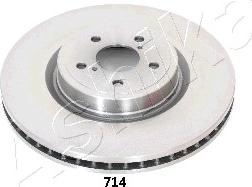 Ashika 60-07-714 - Brake Disc autospares.lv