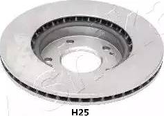 Ashika 60-0H-H25 - Brake Disc autospares.lv