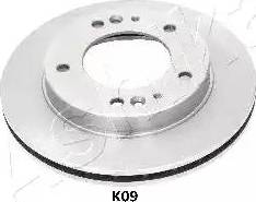 Ashika 60-0K-009 - Brake Disc autospares.lv