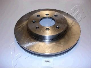 Ashika 60-0W-007 - Brake Disc autospares.lv