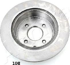 Ashika 61-01-108 - Brake Disc autospares.lv