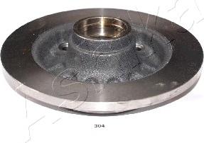 Ashika 61-03-304 - Brake Disc autospares.lv