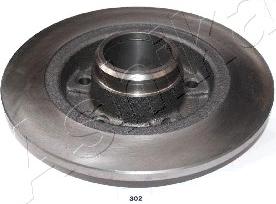 Ashika 61-03-302 - Brake Disc autospares.lv