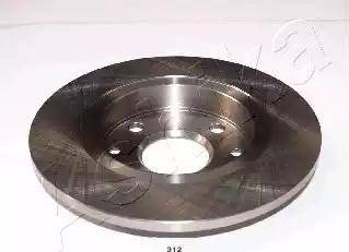 Ashika 61-03-312 - Brake Disc autospares.lv