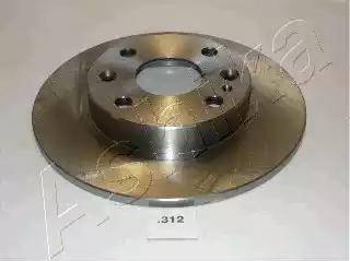 Ashika 61-03-312 - Brake Disc autospares.lv