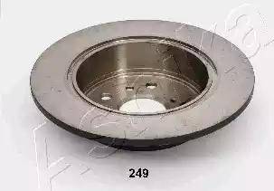 Ashika 61-02-249 - Brake Disc autospares.lv