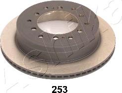 Ashika 61-02-253 - Brake Disc autospares.lv