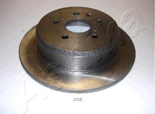 Ashika 61-02-205 - Brake Disc autospares.lv