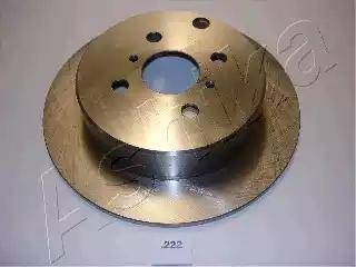 Ashika 61-02-222 - Brake Disc autospares.lv