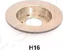 Ashika 61-0H-H16 - Brake Disc autospares.lv