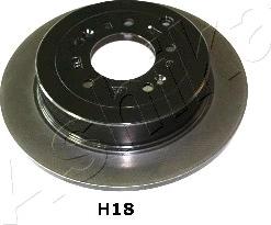 Ashika 61-0H-H18 - Brake Disc autospares.lv