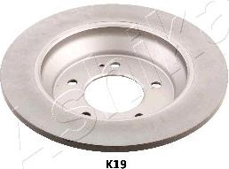 Ashika 61-0K-K19 - Brake Disc autospares.lv