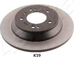 Ashika 61-0K-K19 - Brake Disc autospares.lv