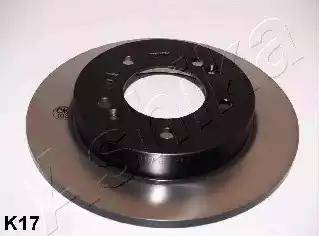 Ashika 61-0K-K17 - Brake Disc autospares.lv