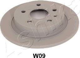 Ashika 61-0W-W09 - Brake Disc autospares.lv