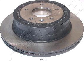 Ashika 61-0W-W05 - Brake Disc autospares.lv