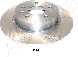 Ashika 61-0W-W06 - Brake Disc autospares.lv