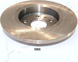 Ashika 61-0W-W06 - Brake Disc autospares.lv