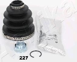 Ashika 63-02-227 - Bellow, drive shaft autospares.lv