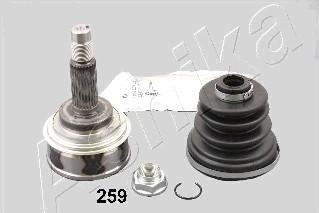 Ashika 62-02-259 - Joint Kit, drive shaft autospares.lv