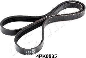 Ashika 112-4PK985 - V-Ribbed Belt autospares.lv