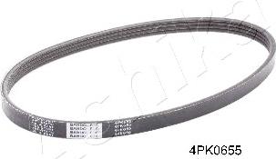 Ashika 112-4PK655 - V-Ribbed Belt autospares.lv