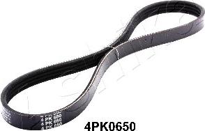Ashika 112-4PK0650 - V-Ribbed Belt autospares.lv