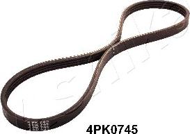 Ashika 112-4PK0745 - V-Ribbed Belt autospares.lv