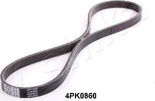 Ashika 112-4PK860 - V-Ribbed Belt autospares.lv
