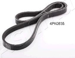 Ashika 112-4PK835 - V-Ribbed Belt autospares.lv