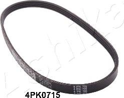 Ashika 112-4PK715 - V-Ribbed Belt autospares.lv