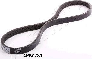 Ashika 112-4PK730 - V-Ribbed Belt autospares.lv