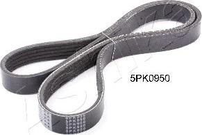 Ashika 112-5PK950 - V-Ribbed Belt autospares.lv