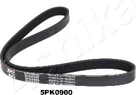 Ashika 112-5PK900 - V-Ribbed Belt autospares.lv