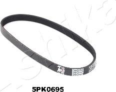 Ashika 112-5PK695 - V-Ribbed Belt autospares.lv