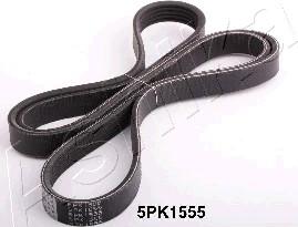 Ashika 112-5PK1555 - V-Ribbed Belt autospares.lv