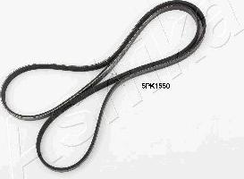 Ashika 112-5PK1550 - V-Ribbed Belt autospares.lv