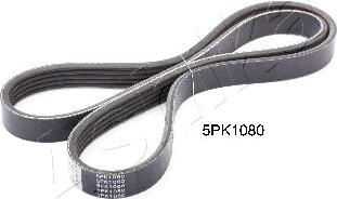 Ashika 112-5PK1080 - V-Ribbed Belt autospares.lv