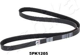 Ashika 112-5PK1205 - V-Ribbed Belt autospares.lv