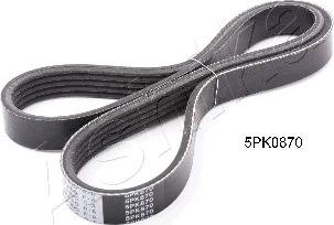 Ashika 112-5PK870 - V-Ribbed Belt autospares.lv