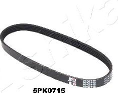 Ashika 112-5PK715 - V-Ribbed Belt autospares.lv