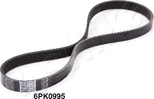 Ashika 112-6PK995 - V-Ribbed Belt autospares.lv
