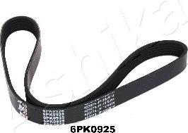 Ashika 112-6PK925 - V-Ribbed Belt autospares.lv