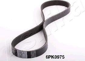 Ashika 112-6PK975 - V-Ribbed Belt autospares.lv